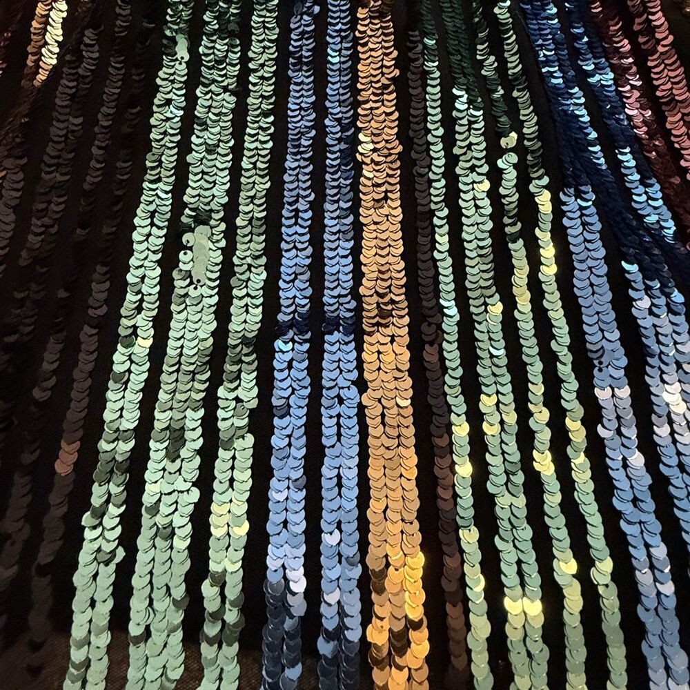 Show Me Your Mumu Vivian Slip Dress Rainbow Sequins Women's S Party Cocktail - Picture 5 of 8